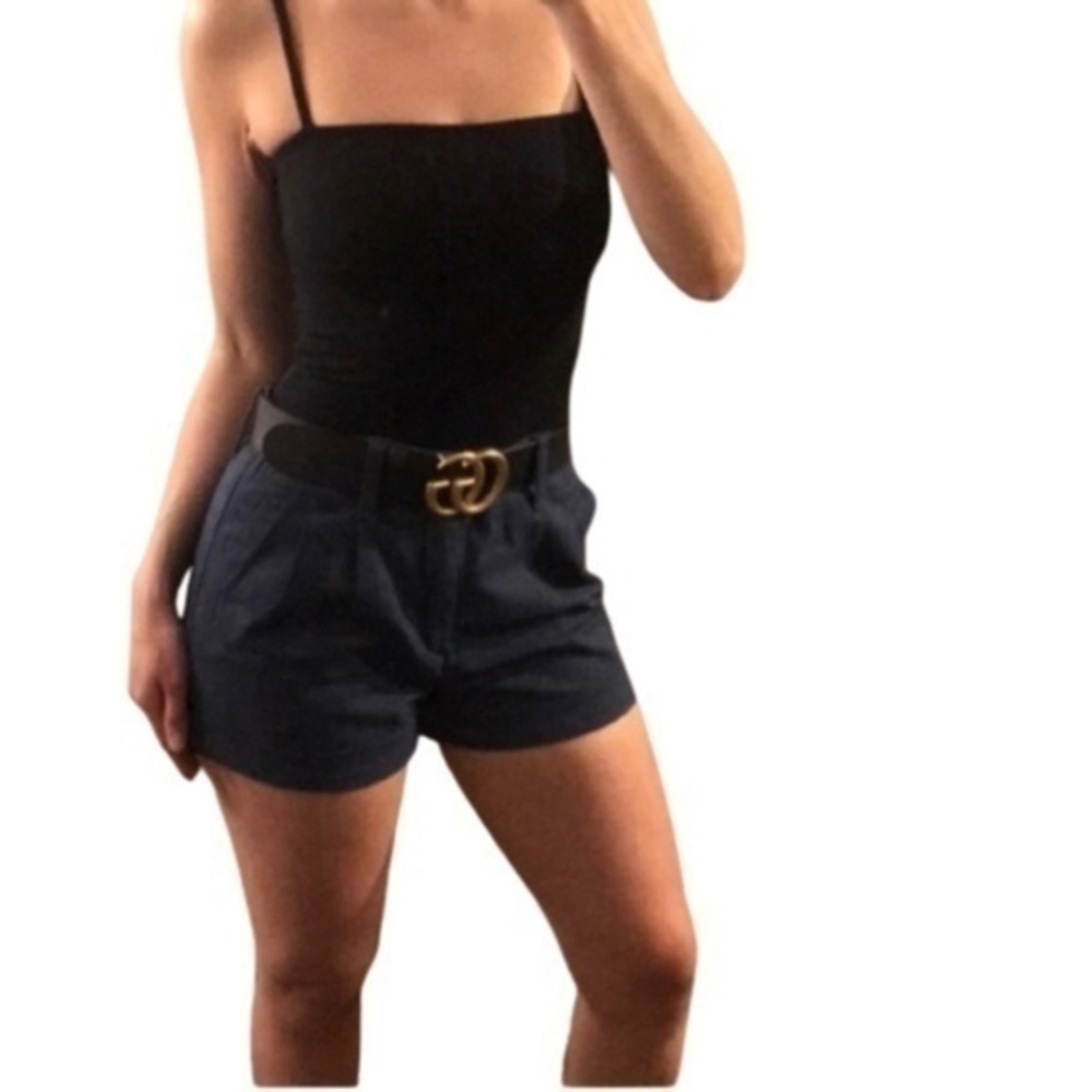 🖤5/$25 Hi rise shorts herringbone woven design pockets shorts